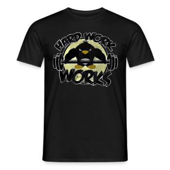 aptitude - T-shirt homme - noir - Devant - AI Model Male 178 light (178cm)
