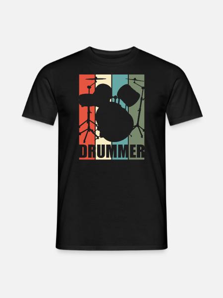 Drums - Men's T-Shirt - black