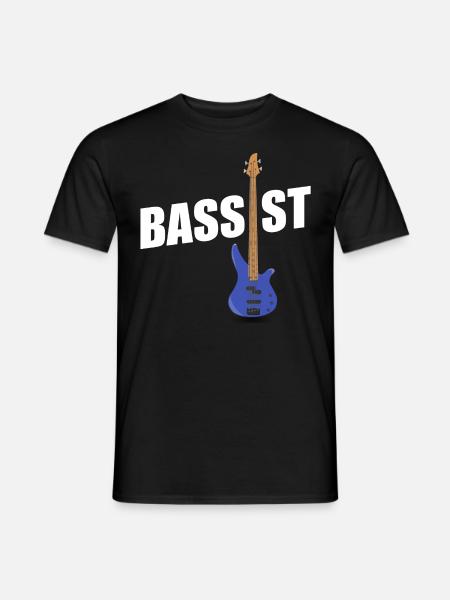Bassist - Männer T-Shirt - Schwarz