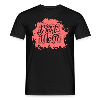 Muttertag Beste Mutter Muttermilch Mädchen Tochter - Männer T-Shirt - Schwarz - Vorne - AI Model Male 178 light (178cm)