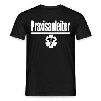 Praxisanleiter - Men's T-Shirt - black - Front - AI Model Male 178 light (178cm)