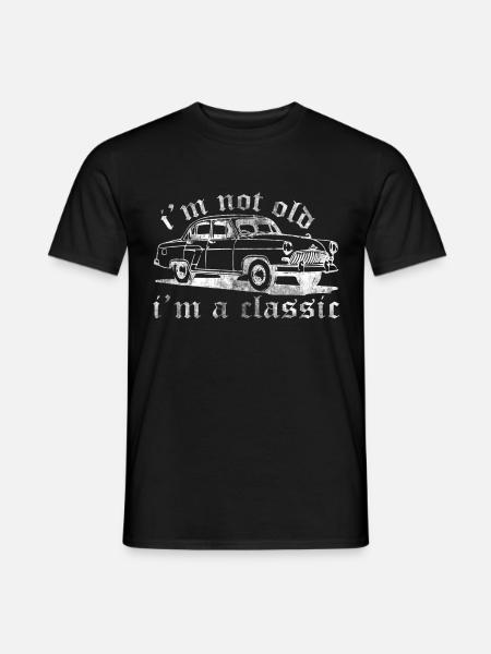 Auto Klassisch - Männer T-Shirt - Schwarz