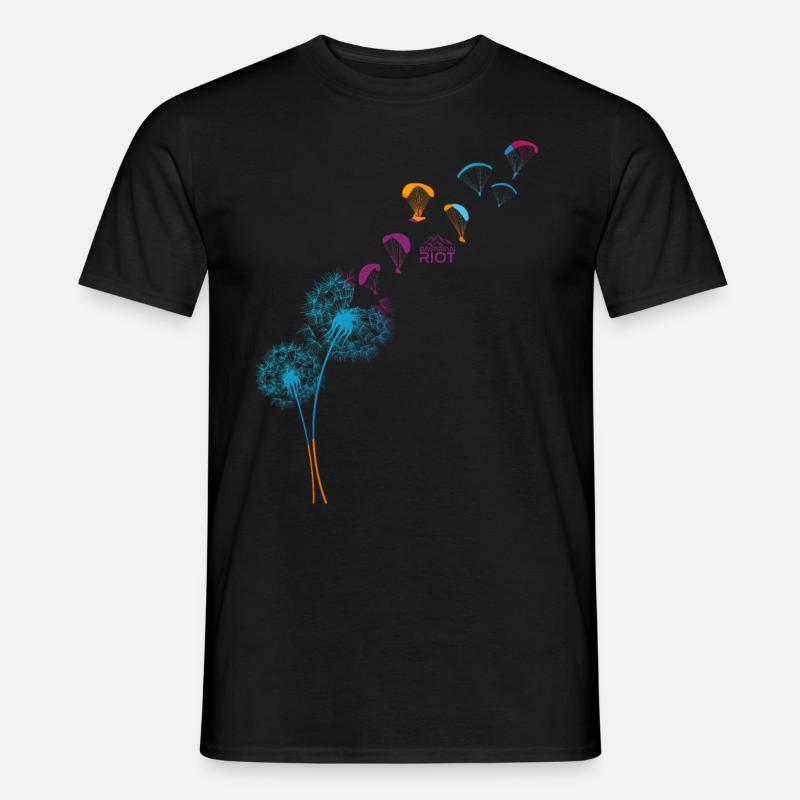 Paradan Gleitschirm - Männer T-Shirt - Schwarz