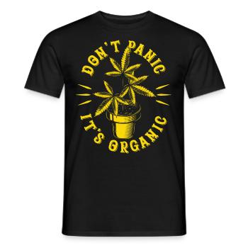 Bio-Cannabis - Männer T-Shirt - Schwarz - Vorne - AI Model Male 178 light (178cm)