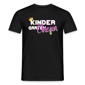 cooles Kindergarten Chef Chefin Geschenk - Männer T-Shirt - Schwarz - Vorne - AI Model Male 178 light (178cm)