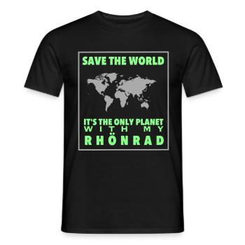 Rhönrad I Athlet I Mannschaft I Geschenk I Verein - Männer T-Shirt - Schwarz - Vorne - AI Model Male 178 light (178cm)