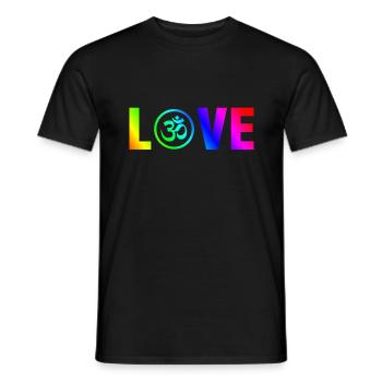 Om indien Goa hinduismus buddhismus Inder Geschenk - Männer T-Shirt - Schwarz - Vorne - AI Model Male 178 light (178cm)
