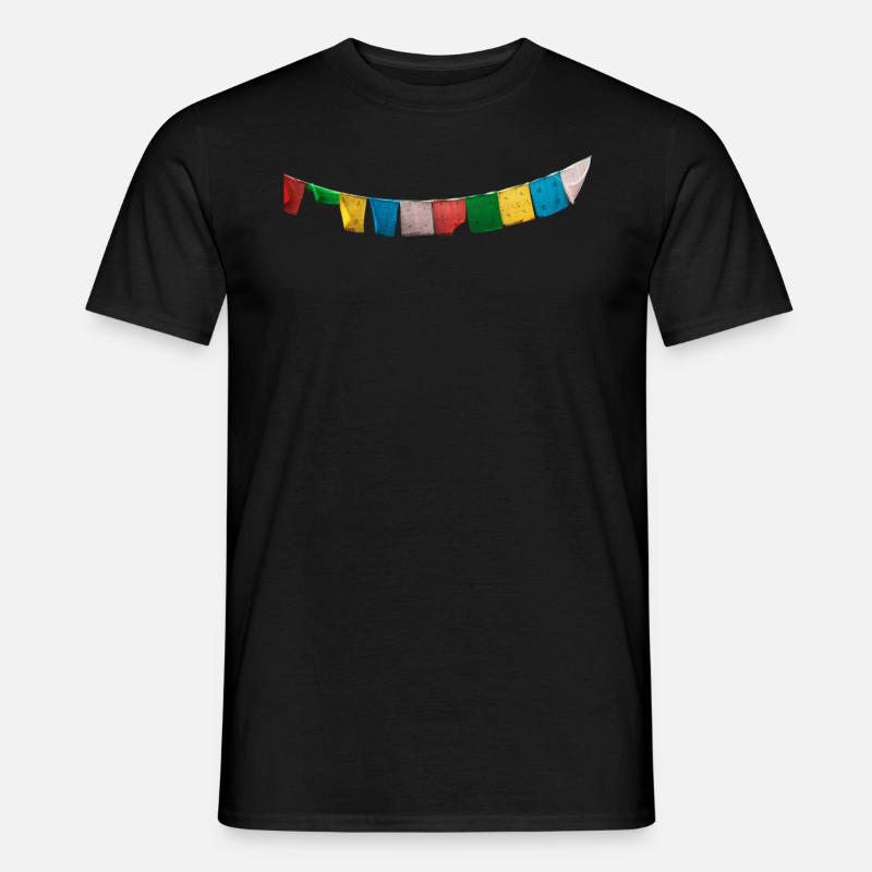 Prayer Flags / Prayer Flags Nepal - Men’s T-shirt - black