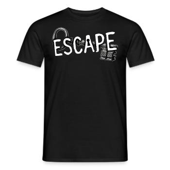 Escape Room 07 Escape Deneskort mystère - T-shirt homme - noir - Devant - AI Model Male 178 light (178cm)