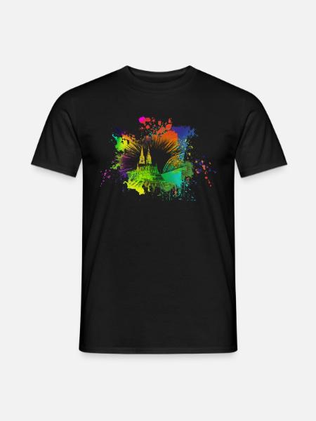 Cologne Cathedral Cologne - Men's T-Shirt - black