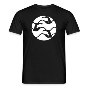 Maillot de bain cadeau de piscine passe-temps de baignade - T-shirt homme - noir - Devant - AI Model Male 178 light (178cm)