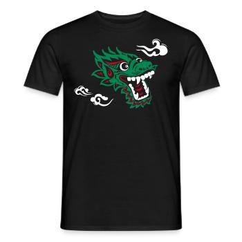 Dragon Japonais - T-shirt homme - noir - Devant - AI Model Male 178 light (178cm)