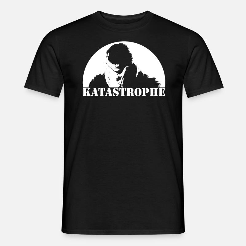 Katastrophe - Männer T-Shirt - Schwarz