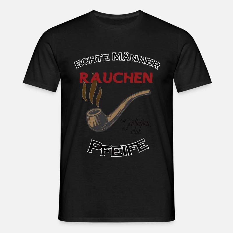 pfeife - Männer T-Shirt - Schwarz