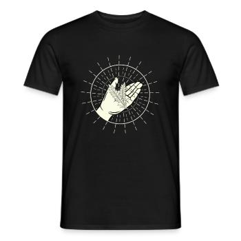 Key Of Life Farmers Grain - Men's T-Shirt - black - Front - AI Model Male 178 light (178cm)