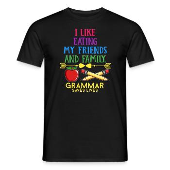 ESL Lehrer Englisch Lehrer - Männer T-Shirt - Schwarz - Vorne - AI Model Male 178 light (178cm)