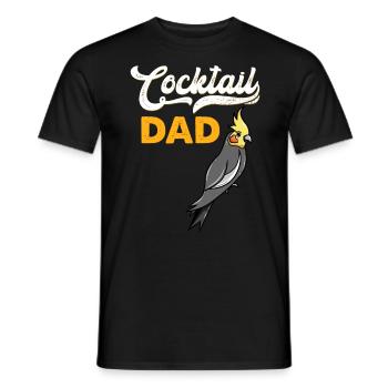 Nymphensittich Wellensittich Sittich Vogel - Männer T-Shirt - Schwarz - Vorne - AI Model Male 178 light (178cm)