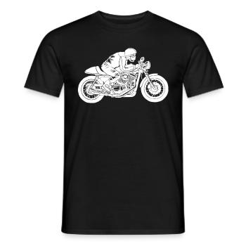 Motorcyclists - Men's T-Shirt - black - Front - AI Model Male 178 light (178cm)