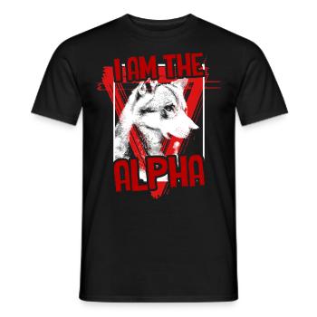 Bad wolf moon wolves - Men's T-Shirt - black - Front - AI Model Male 178 light (178cm)