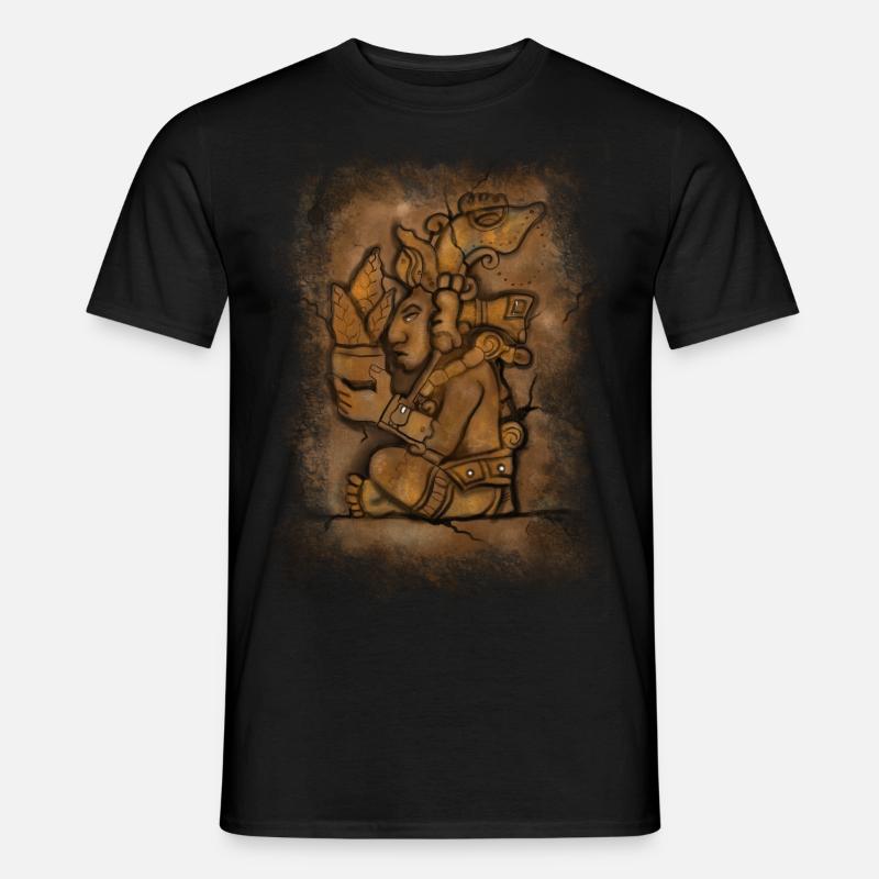 Maya - Männer T-Shirt - Schwarz