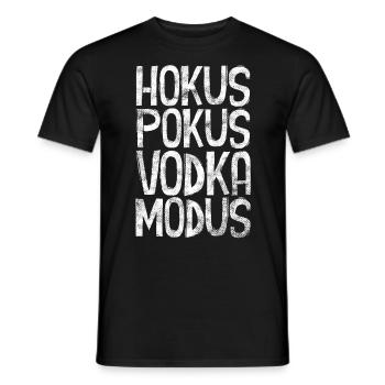 Hokus Pokus Vodka Modus - Männer T-Shirt - Schwarz - Vorne - AI Model Male 178 light (178cm)
