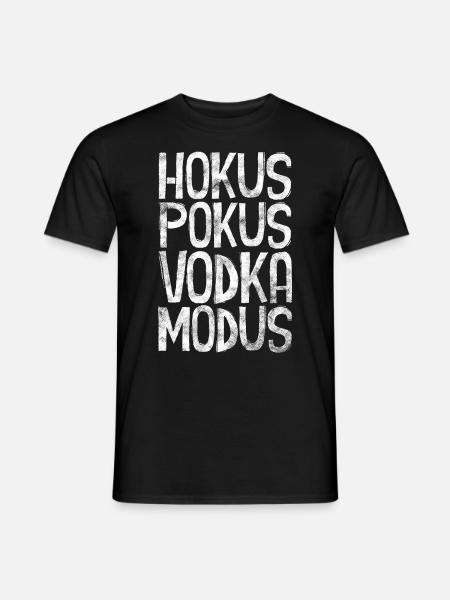 Hokus Pokus Vodka Modus - Männer T-Shirt - Schwarz