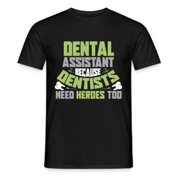 Dentiste Dentist Dents Dental Cadeau - T-shirt homme - noir - Devant - AI Model Male 178 light (178cm)