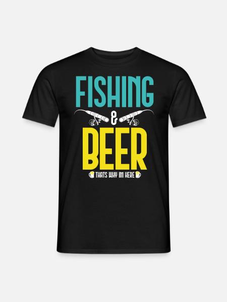 pêche pêche - T-shirt homme - noir