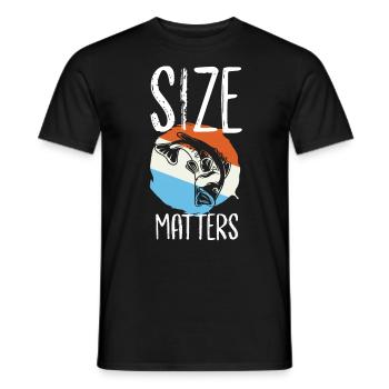 angeln fishing fischen fischer angler fisch - Männer T-Shirt - Schwarz - Vorne - AI Model Male 178 light (178cm)