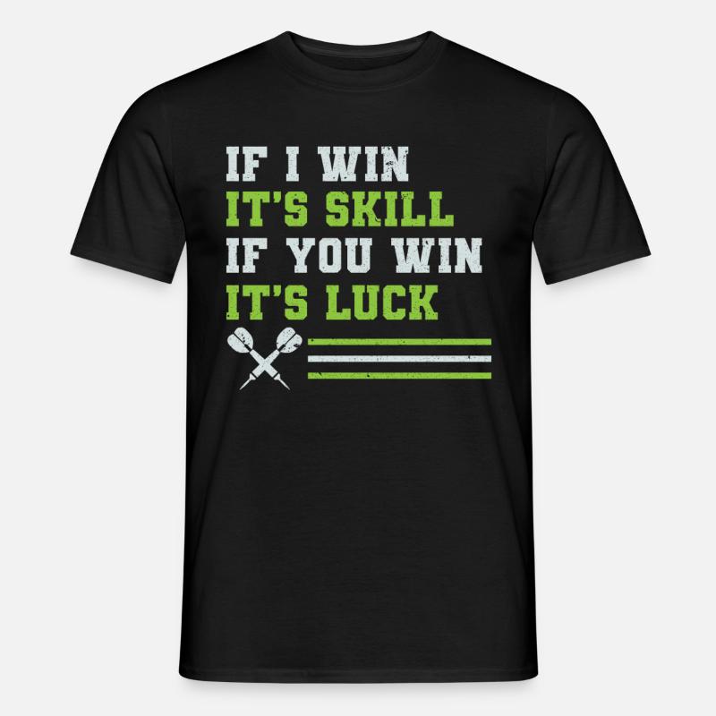 Fléchettes joueur fléchettes fléchettes fléchettes - T-shirt homme - noir