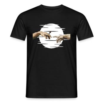 Michelangelo Pass the joint Weed Druffi Trippy - Men's T-Shirt - black - Front - AI Model Male 178 light (178cm)