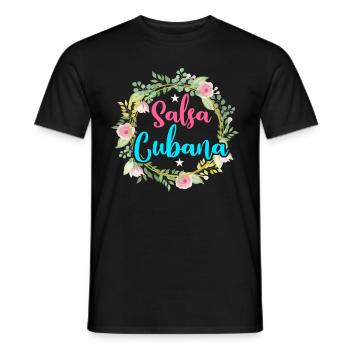 Salsa Cubana Cuba Cuba - T-shirt homme - noir - Devant - AI Model Male 178 light (178cm)