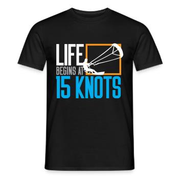 kite kitesurfer kitesurf kite kitesurf - T-shirt homme - noir - Devant - AI Model Male 178 light (178cm)