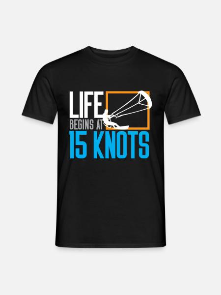 kite kitesurfer kiteboarding kite kitesurfing - Men's T-Shirt - black
