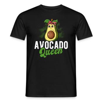 Funny avocado gift idea fitness avocado - Men's T-Shirt - black - Front - AI Model Male 178 light (178cm)