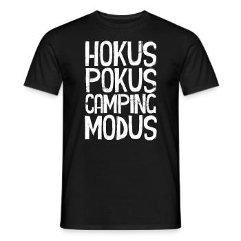 Wohnmobil witziges Camping Motiv Camper Sprüche - Männer T-Shirt - Schwarz - Vorne - AI Model Male 178 light (178cm)