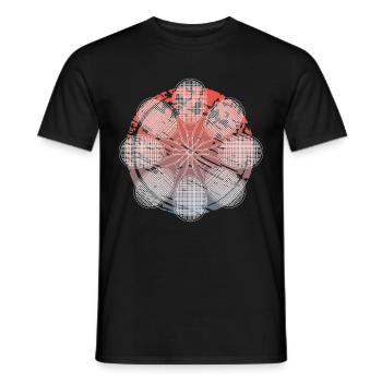tennis tennis player raquette de tennis court de tennis sp - T-shirt homme - noir - Devant - AI Model Male 178 light (178cm)