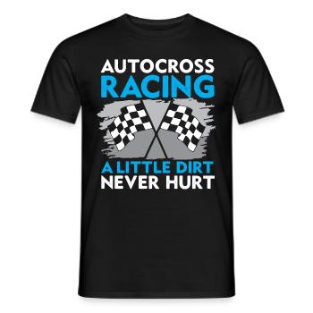 Autocross Rennen Racing Motorsport - Männer T-Shirt - Schwarz - Vorne - AI Model Male 178 light (178cm)