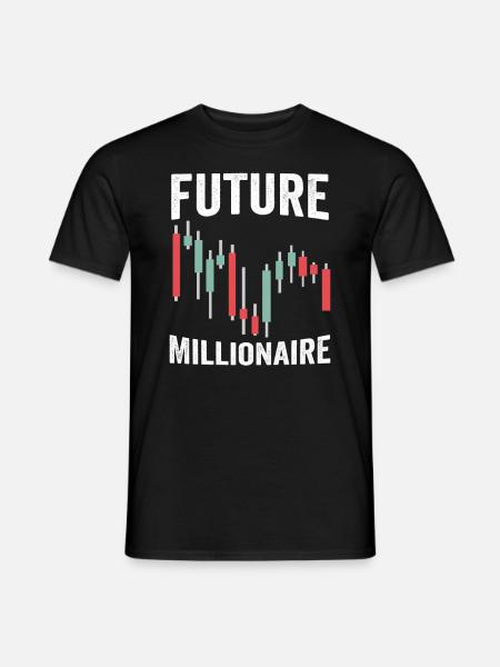 Future Millionaire Lustiger - Men's T-Shirt - black