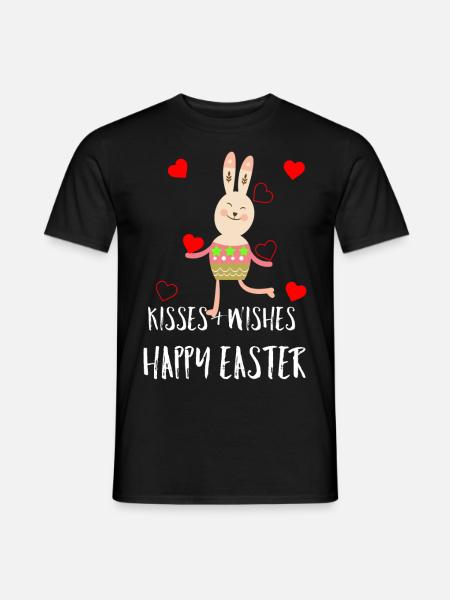 Ostern Ostern Ostern Ostern Ostern - Männer T-Shirt - Schwarz