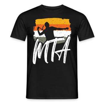 Boomerang Australie MTA boomerang idée cadeau - T-shirt homme - noir - Devant - AI Model Male 178 light (178cm)