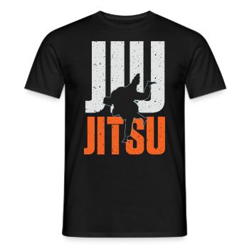 Jiu-jitsu Jiu Jitsu Jitsu Jiujitsu Kampf Sport - Männer T-Shirt - Schwarz - Vorne - AI Model Male 178 light (178cm)