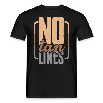 Solarium Été Soleil Soleil Bronzage Bronzage - T-shirt homme - noir - Devant - AI Model Male 178 light (178cm)