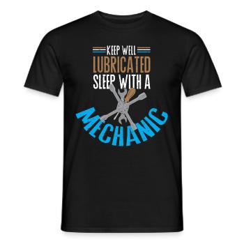 Profession de mécanicien Mécanicien automobile Voiture Drôle de dicton - T-shirt homme - noir - Devant - AI Model Male 178 light (178cm)