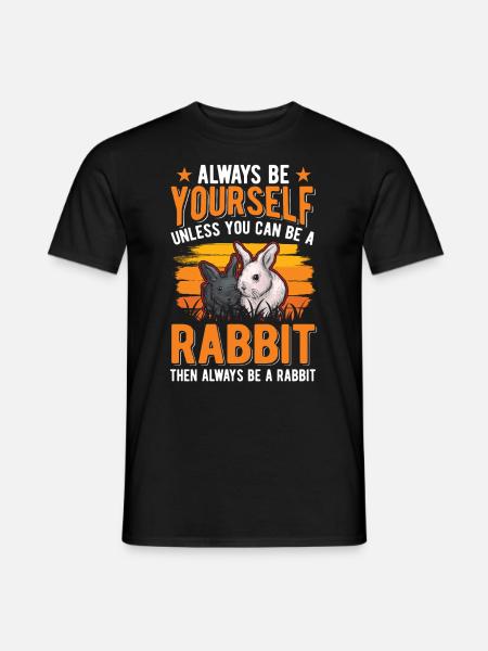 Lapin Lapin Lapin Lapin - T-shirt homme - noir