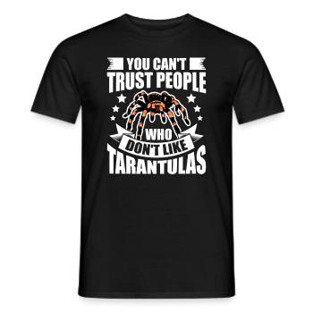 Tarantula Spider Tarantula - Men's T-Shirt - black - Front - AI Model Male 178 light (178cm)