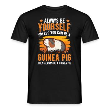 Cochon d’Inde Cadeau Cochon d’Inde - T-shirt homme - noir - Devant - AI Model Male 178 light (178cm)