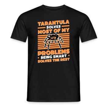 Tarantel Geschenk Spinne Tarantula - Männer T-Shirt - Schwarz - Vorne - AI Model Male 178 light (178cm)