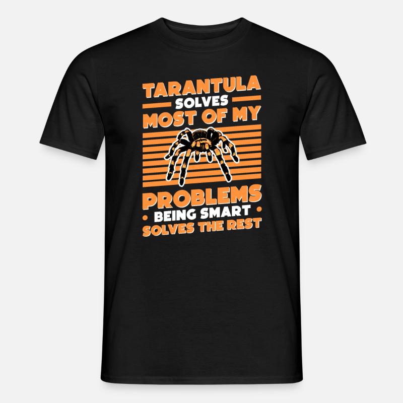 Tarantel Geschenk Spinne Tarantula - Männer T-Shirt - Schwarz