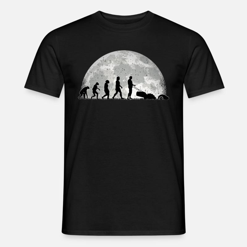 Tondeuse à gazon robotisée Evolution Moon Tondeuse à gazon robotisée - T-shirt homme - noir